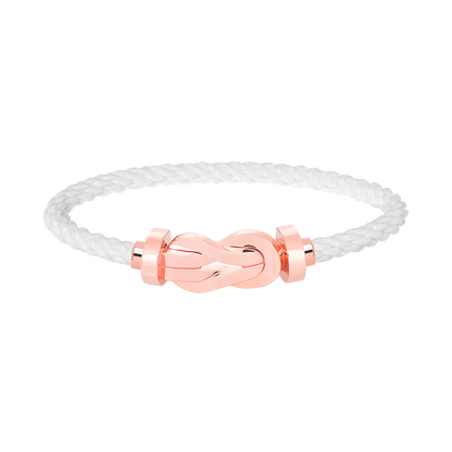 [⭐Renara]CHANCE LARGE 8 FIGURE BUCKLE NO DIAMOND BRACELET ROSE GOLD
