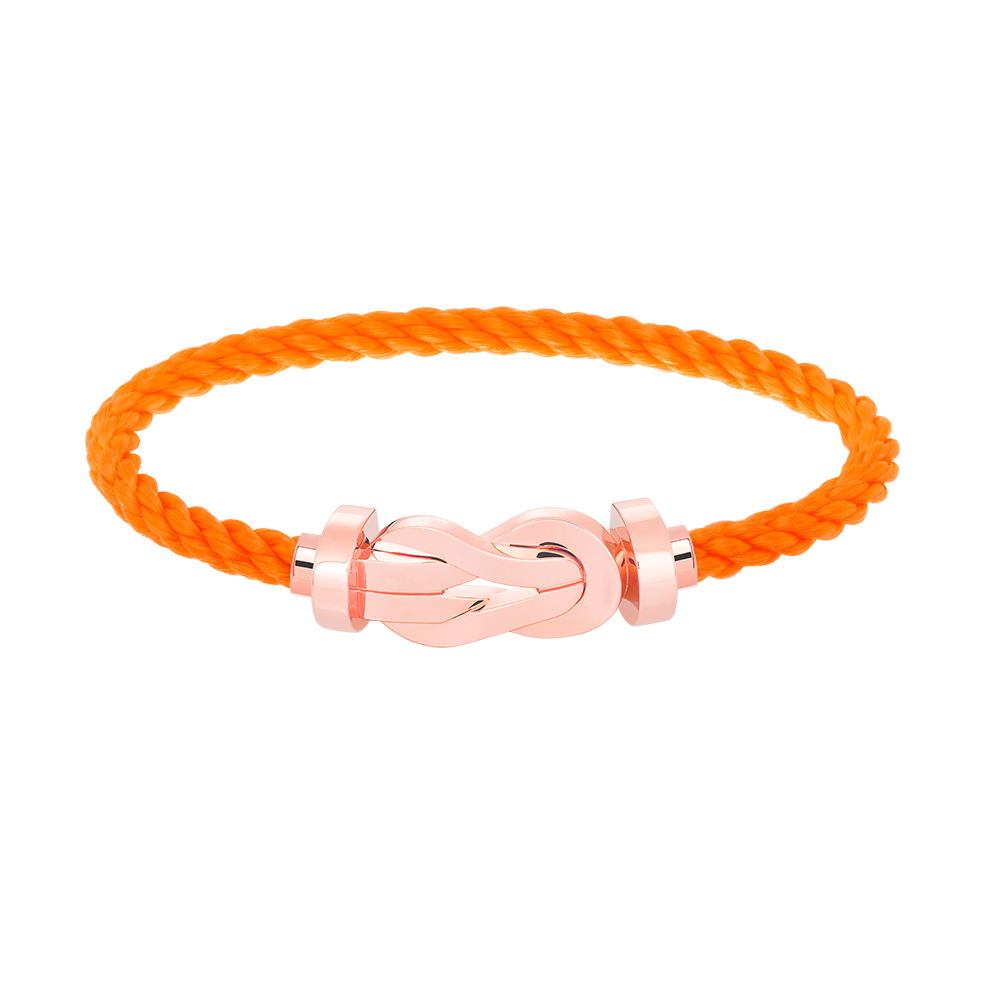 [⭐Renara]CHANCE LARGE 8 FIGURE BUCKLE NO DIAMOND BRACELET ROSE GOLD