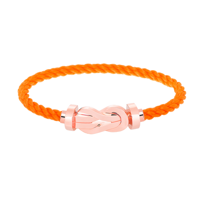 [⭐Renara]CHANCE LARGE 8 FIGURE BUCKLE NO DIAMOND BRACELET ROSE GOLD