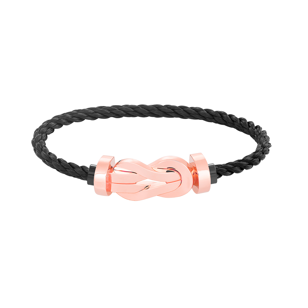 [⭐Renara]CHANCE LARGE 8 FIGURE BUCKLE NO DIAMOND BRACELET ROSE GOLD