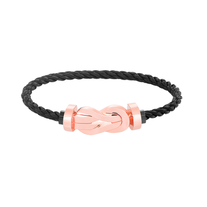 [⭐Renara]CHANCE LARGE 8 FIGURE BUCKLE NO DIAMOND BRACELET ROSE GOLD