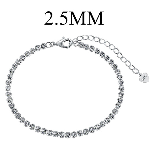 [Lucky Jewelry]Dazzling Luckyling Round Cut Daily Bracelet