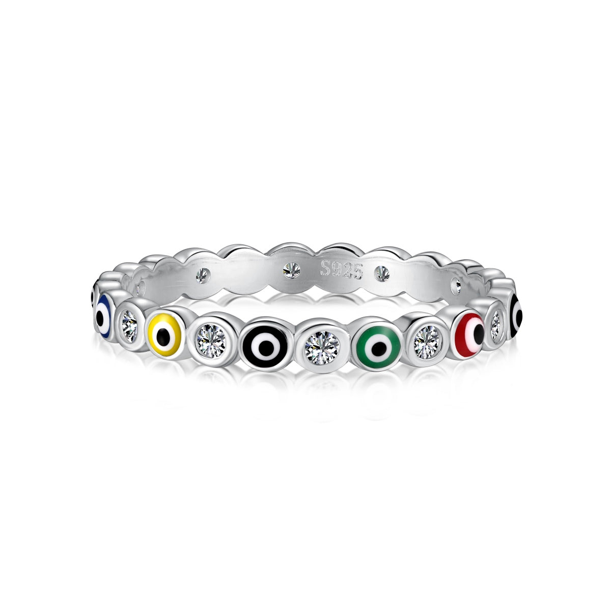 [Lucky Jewelry]Luckyling Vibrant Round Shape Daily Ring