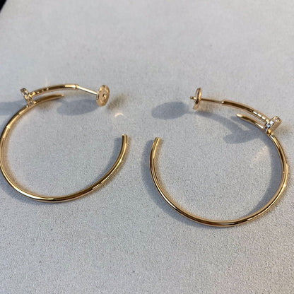 [⭐Renara]JUSTE EARRINGS GOLD DIAMONDS 1.8MM