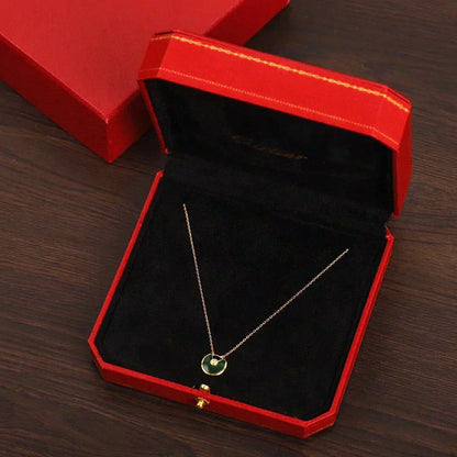 [⭐Renara]AMULETTE GOLD MALACHITE NECKLACE
