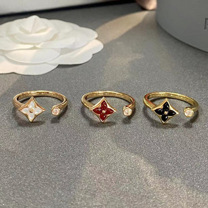 [⭐Renara]STAR 1 DIAMOND OPEN RING