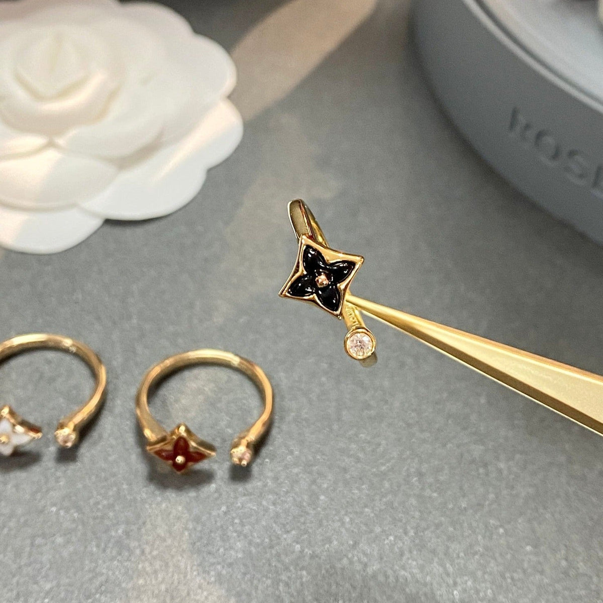 [⭐Renara]STAR 1 DIAMOND OPEN RING
