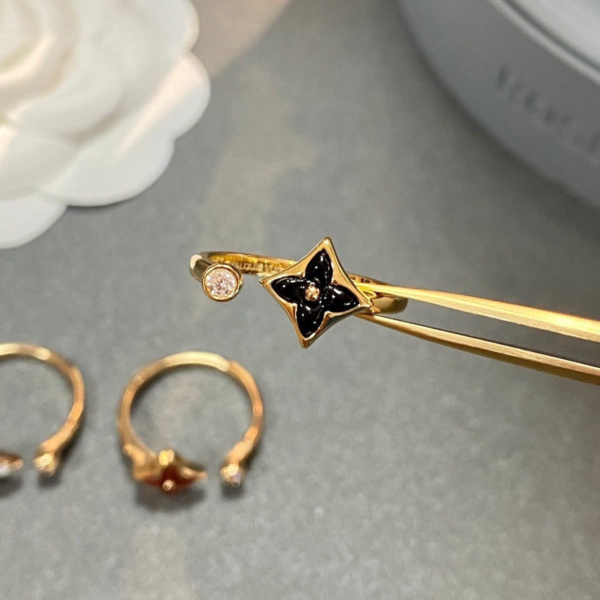 [⭐Renara]STAR 1 DIAMOND OPEN RING