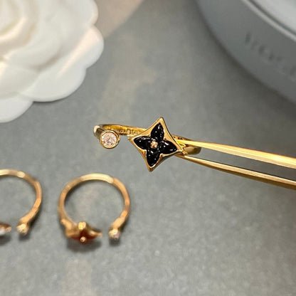 [⭐Renara]STAR 1 DIAMOND OPEN RING