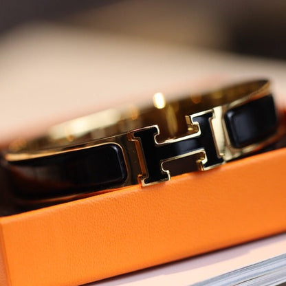 [⭐Renara]H BRACELET 12MM GOLD