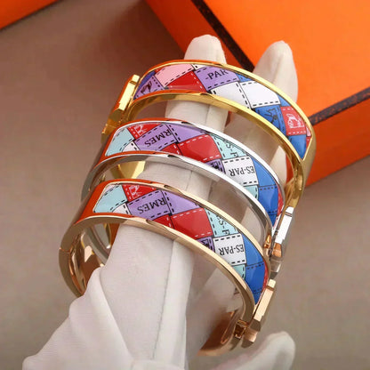 [⭐Renara]H BRACELET DOTTED BORDER 12MM