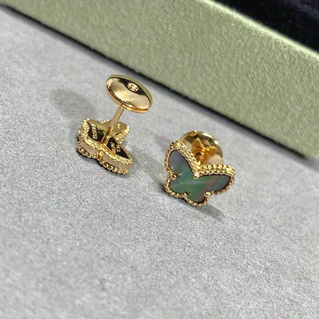 [⭐Renara]BUTTERFLY DARK MOP  EARRINGS