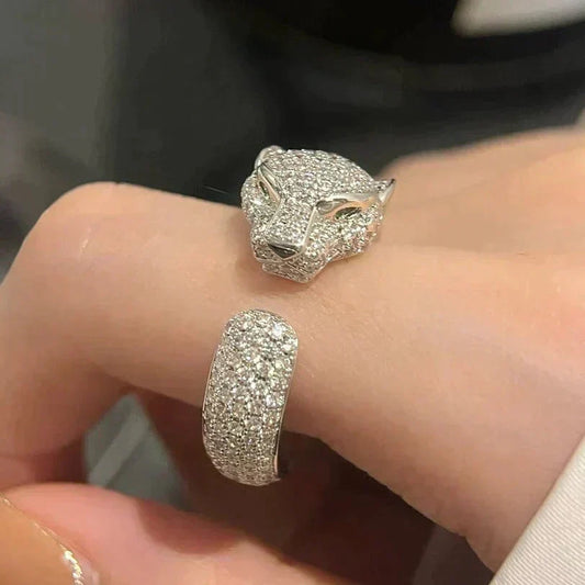 [⭐Renara]PANTHERE 5.5MM ALL DIAMOND RING