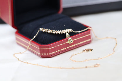 [⭐Renara]CLASH PINK GOLD NECKLACE