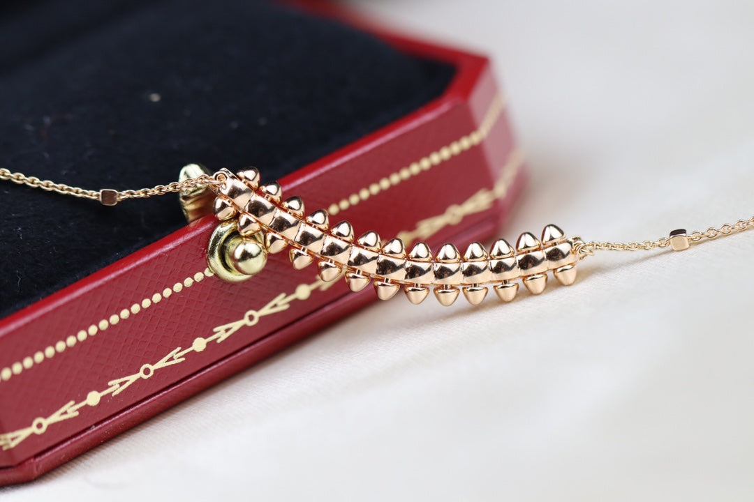 [⭐Renara]CLASH PINK GOLD NECKLACE