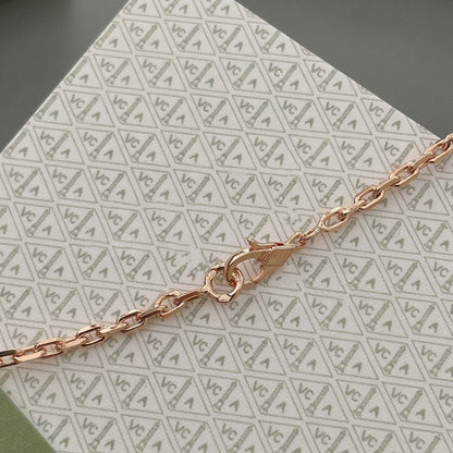 [⭐Renara]LUCKY SPRING 15 MOTIFS ROSE GOLD NECKLACE