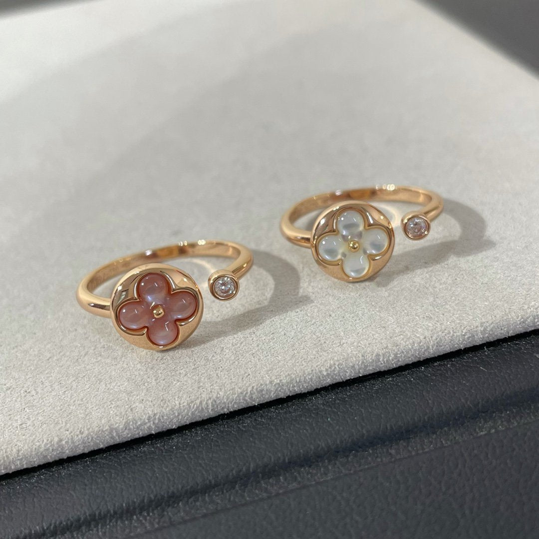 [⭐Renara]SUN 1 DIAMOND PINK MOP RING