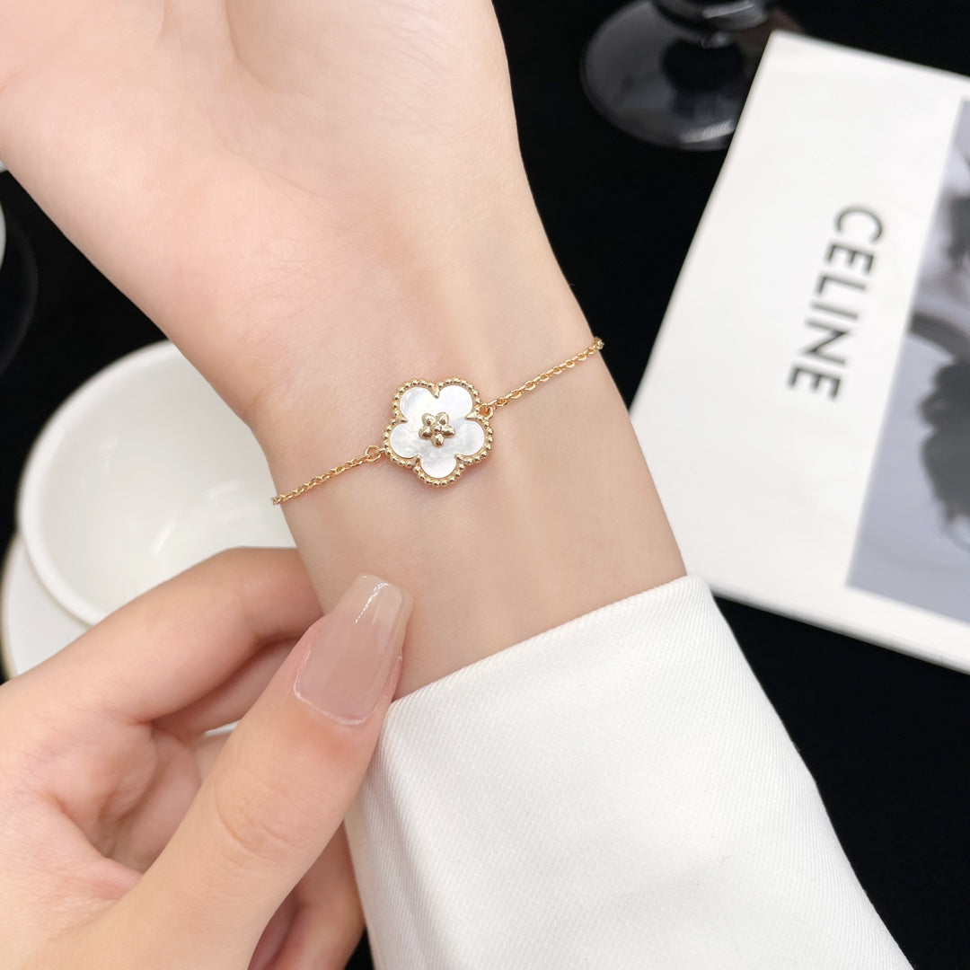 [⭐Renara]LUCKY SPRING ROSE GOLD MOP BRACELET