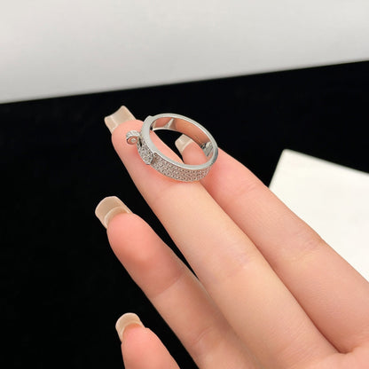 [⭐Renara]KELLY SILVER DIAMOND RING