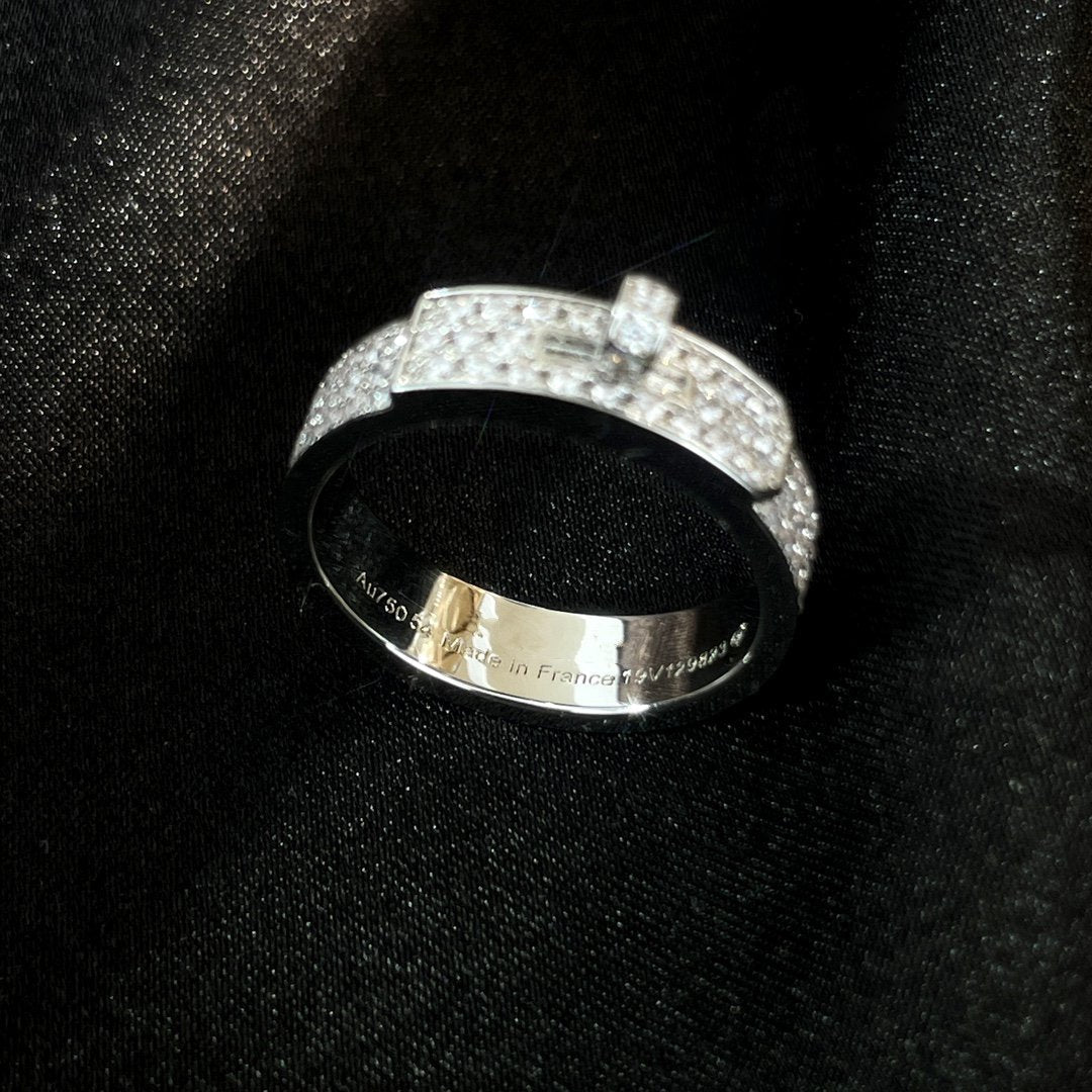 [⭐Renara]KELLY SILVER DIAMOND RING