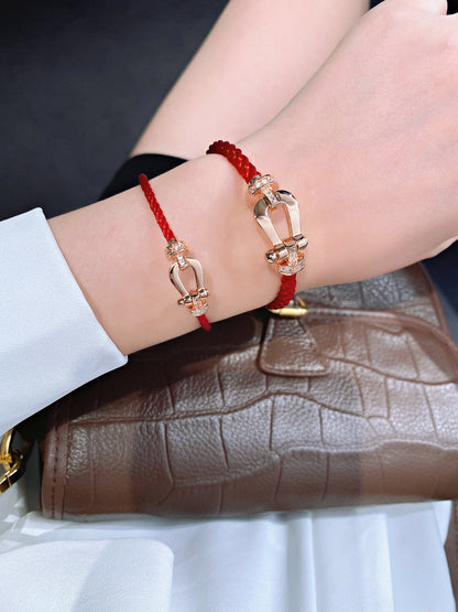 [⭐Renara]FORCE 10 HALF DIAMOND PINK GOLD RED CORDERI LARGE AND MEDIUM MODEL