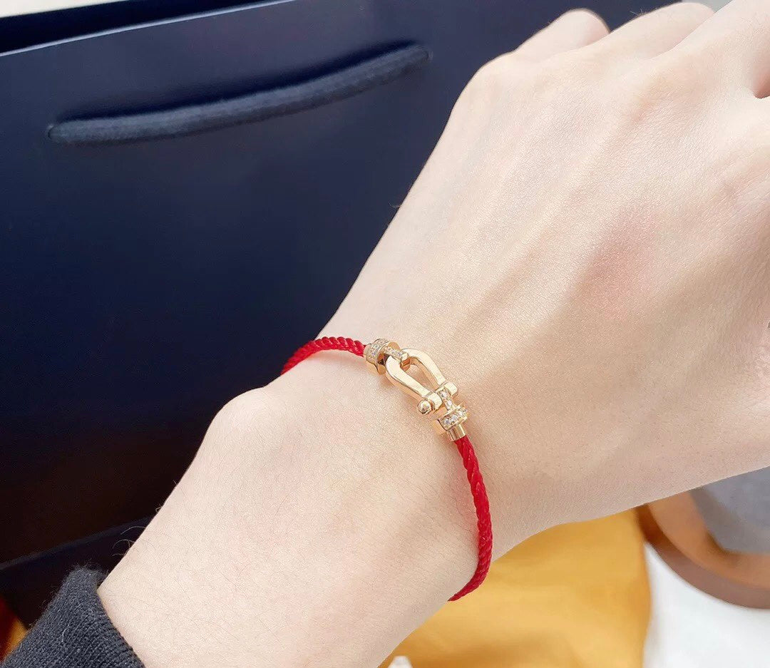 [⭐Renara]FORCE 10 HALF DIAMOND PINK GOLD RED CORDERI LARGE AND MEDIUM MODEL