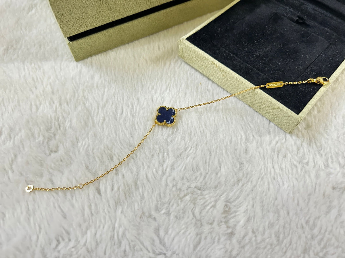 [⭐Renara]CLOVER 1 MOTIF PIETERSITE BRACELET