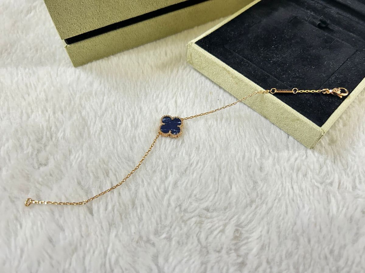 [⭐Renara]CLOVER 1 MOTIF PIETERSITE BRACELET