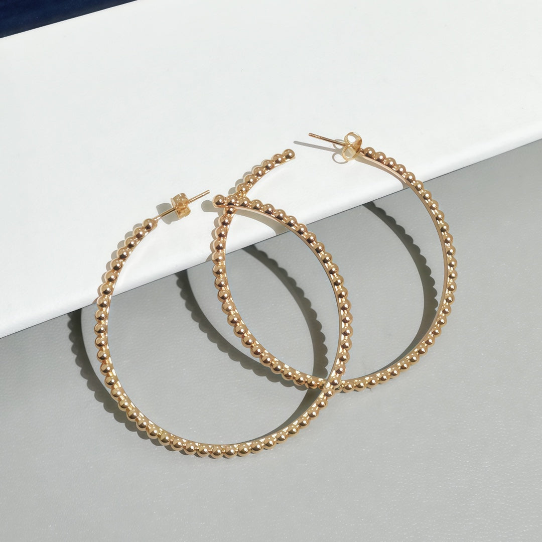 [⭐Renara]SMOOTH BEAD STUD EARRINGS