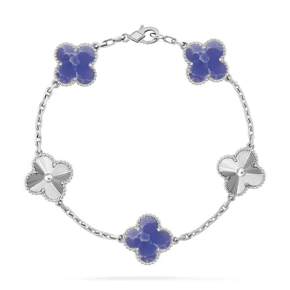 [⭐Renara]CLOVER 5 MOTIF BLUE VEINS BRACELET COLLECTION