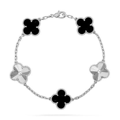 [⭐Renara] CLOVER 5 MOTIF ONYXS BRACELET COLLECTION