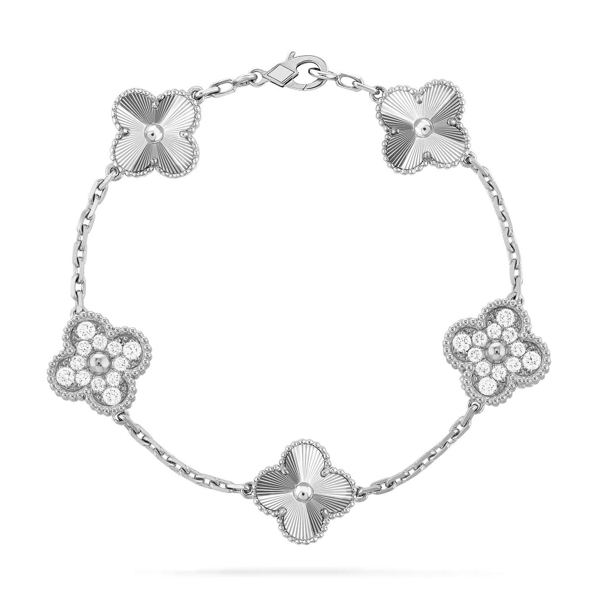 [⭐Renara] CLOVER 5 MOTIF LASER BRACELET COLLECTION