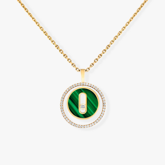 [⭐Renara]Demo MOVE 1 DIAMOND MALACHITE GOLD DIAMOND NECKLACE