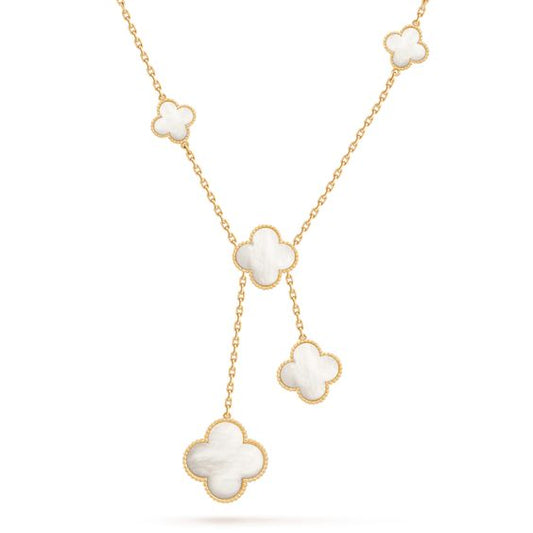 [⭐Renara]CLOVER MOTHER OF PEARL NECKLACE 6 MOTIF