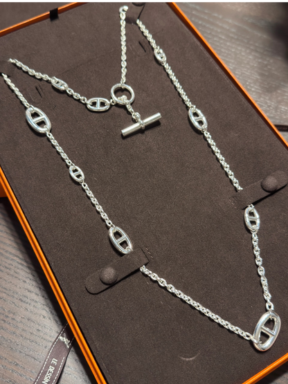 [⭐Renara]Classic Silver Sweater Chain