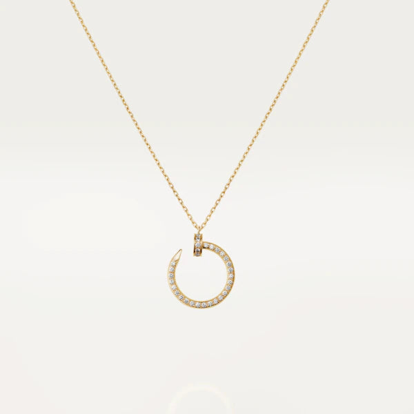 [⭐Renara]JUSTE NECKLACE GOLD DIAMONDS