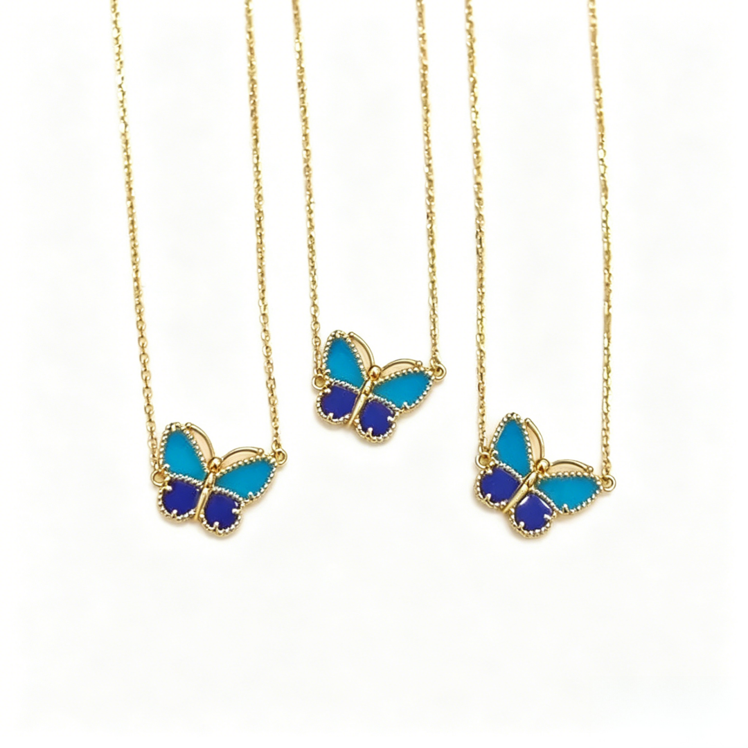 [⭐Renara]  2026 NEW LUCKY BUTTERFLY 1 MOTIFS NECKLACE