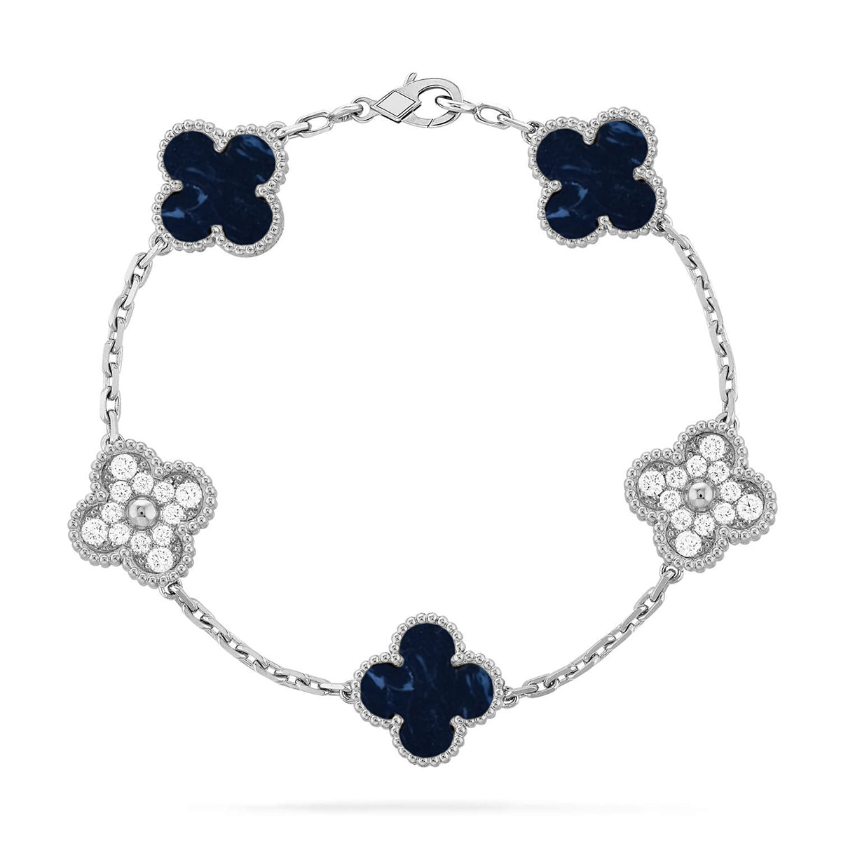 [⭐Renara]CLOVER 5 MOTIF PIETERSITE BRACELET COLLECTION