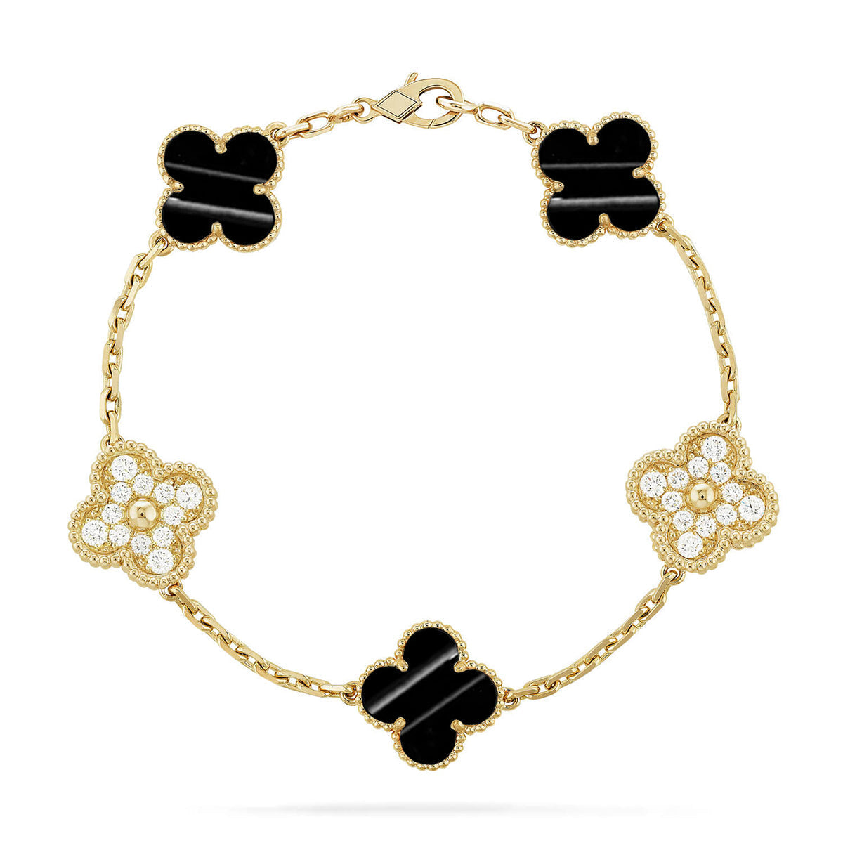 [⭐Renara] CLOVER 5 MOTIF PULSAR STONE BRACELET COLLECTION