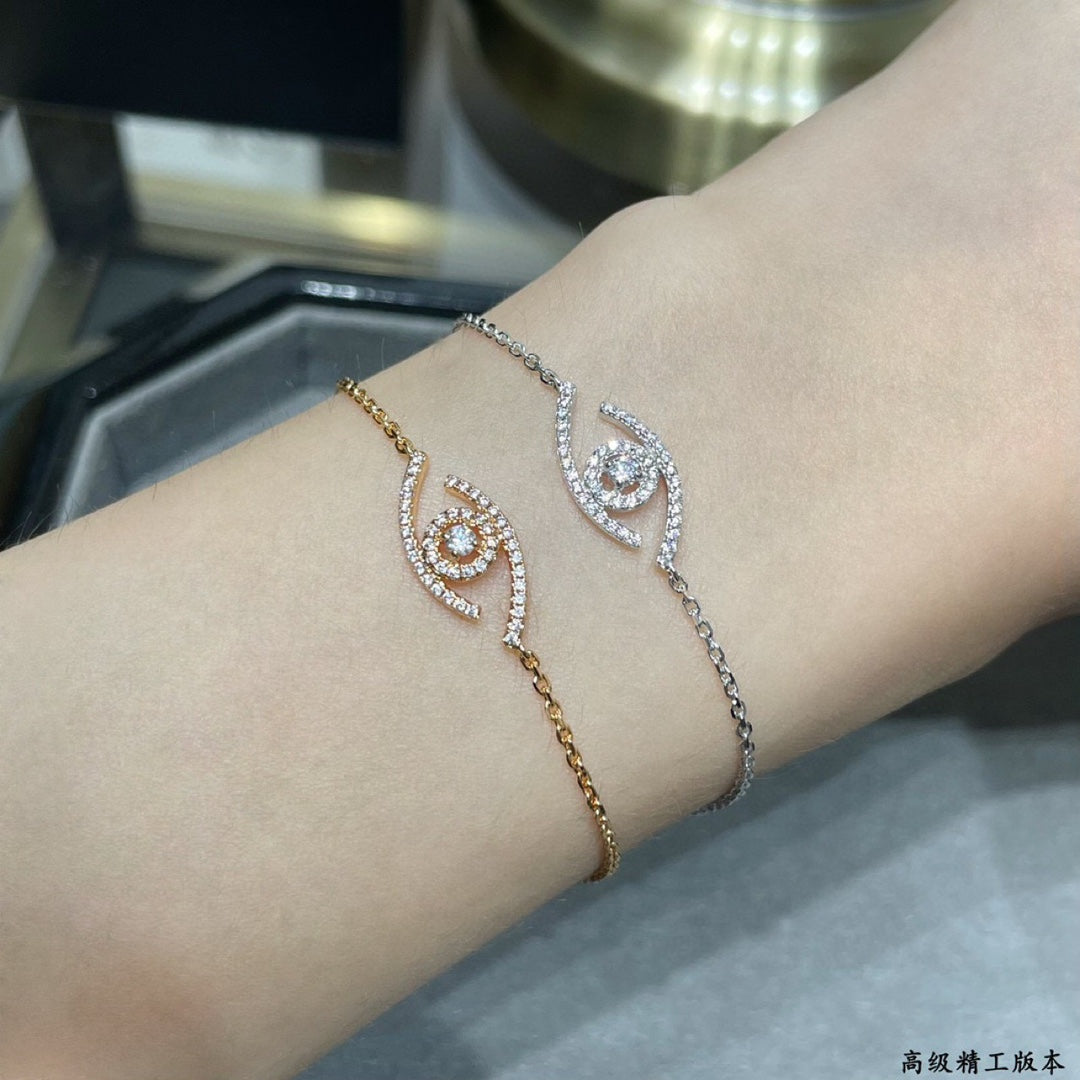 [⭐Renara]Demo Eye Pave-Set Diamond Bracelet