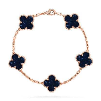 [⭐Renara]CLOVER 5 MOTIF PIETERSITE BRACELET COLLECTION