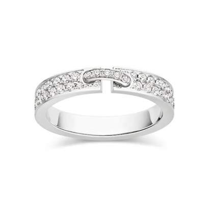 [⭐Renara]ALLIANCE LIENS VIDENCE PAVED DIAMOND 4MM RING