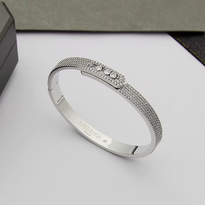 [⭐Renara]Move Noa Full Pavé Diamond Bangle Bracelet