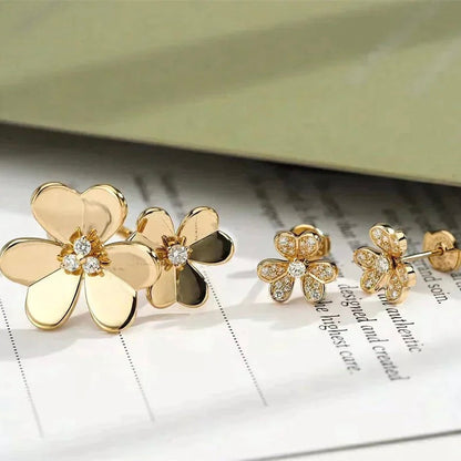 [⭐Renara]CLOVER COMOS GOLD DIAMOND RING