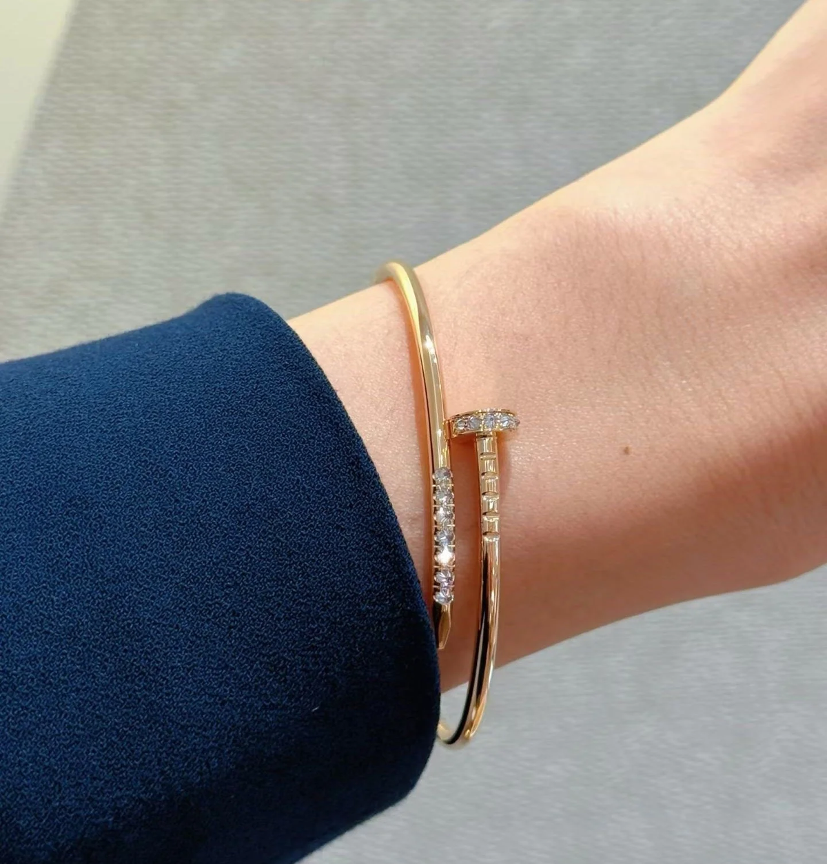 [⭐Renara]JUSTE BRACELET 2.5MM DIAMONDS NEW