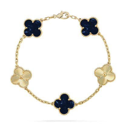 [⭐Renara]CLOVER 5 MOTIF PIETERSITE BRACELET COLLECTION
