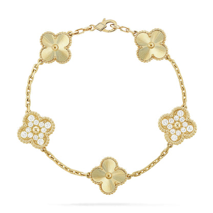 [⭐Renara] CLOVER 5 MOTIF LASER BRACELET COLLECTION