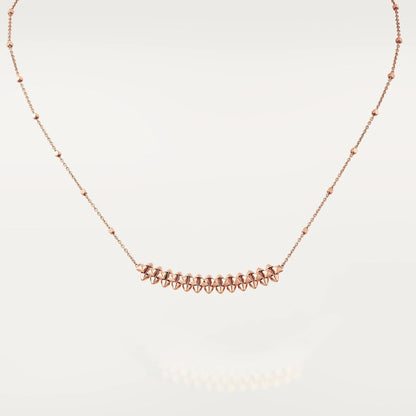 [⭐Renara]CLASH PINK GOLD NECKLACE