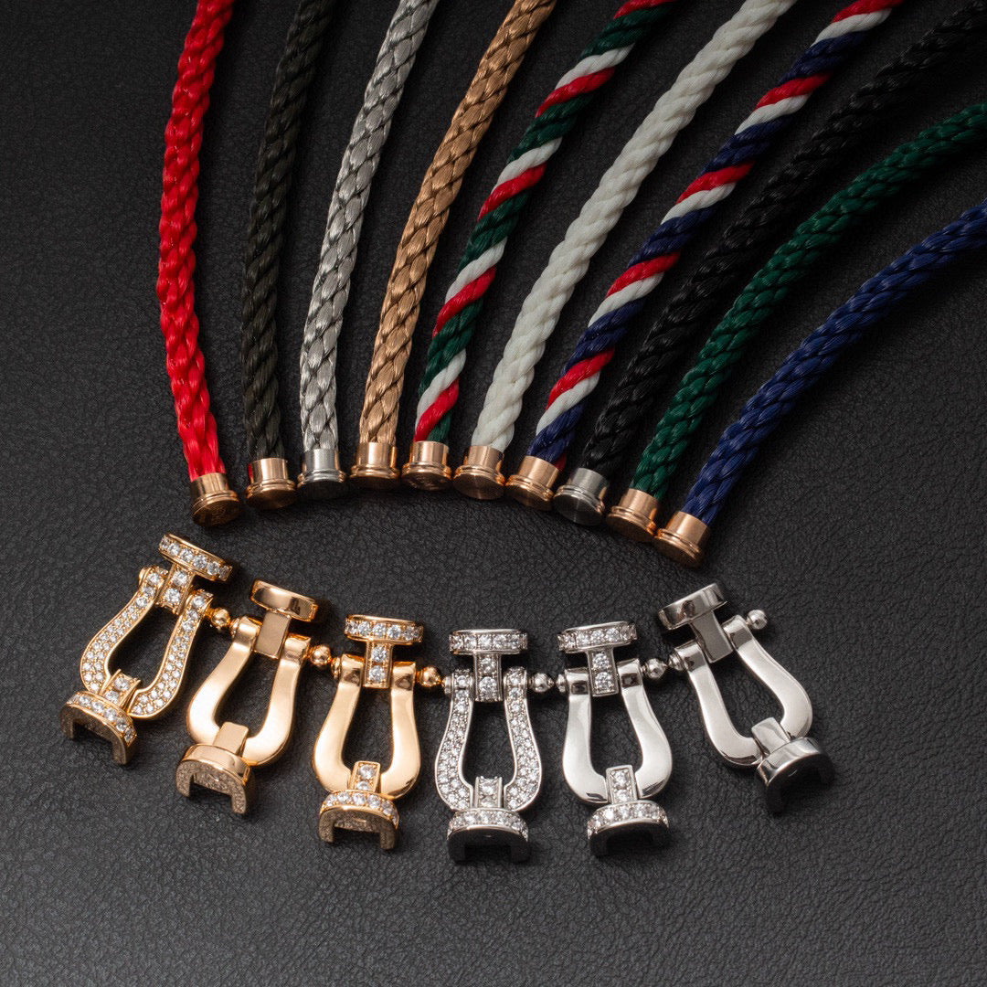 [⭐Renara]FORCE LARGE HORSESHOE NO DIAMOND BRACELET GOLD