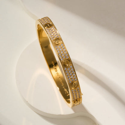[⭐Renara]LOVE BRACELET 6.1MM DIAMOND-PAVED